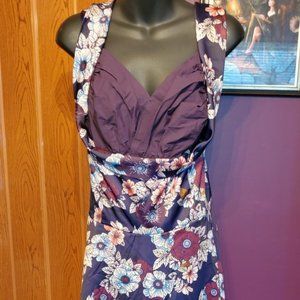 Lindy Bop Purple Retro Rockabilly Pin Up Dress